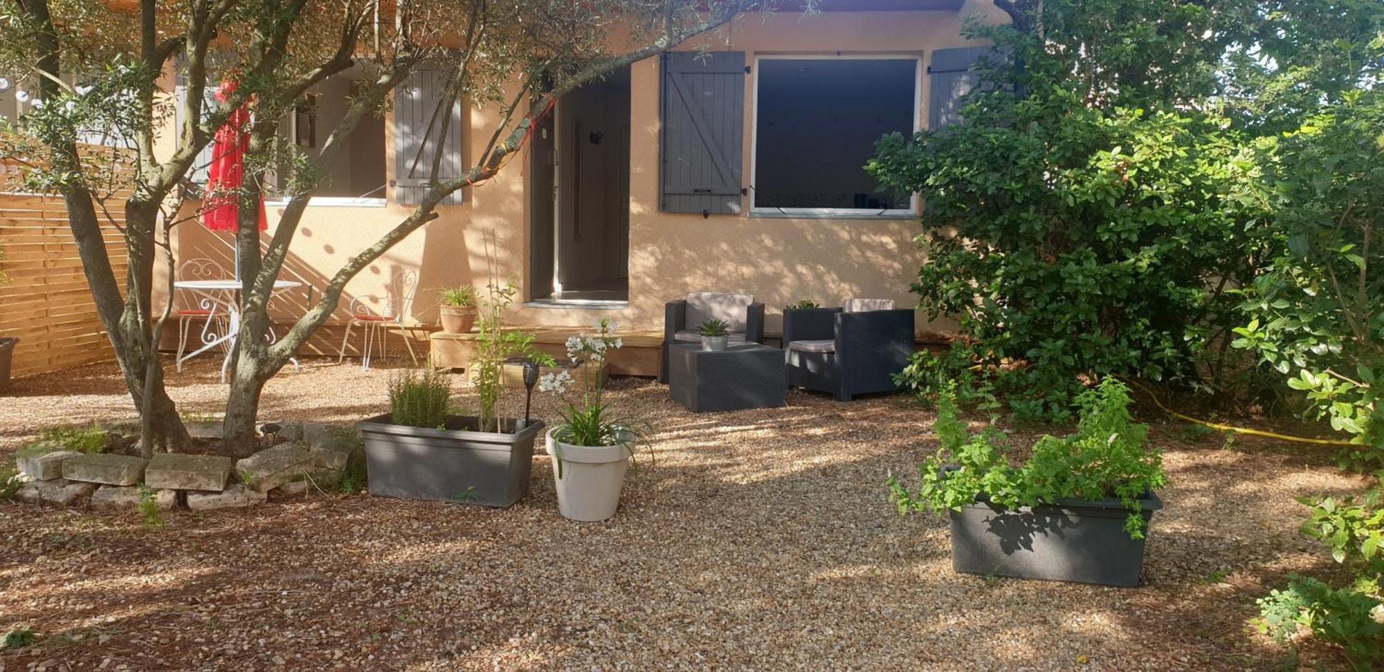 La Vigne Et L'Olivier Appartement Villeneuve-lès-Avignon Buitenkant foto